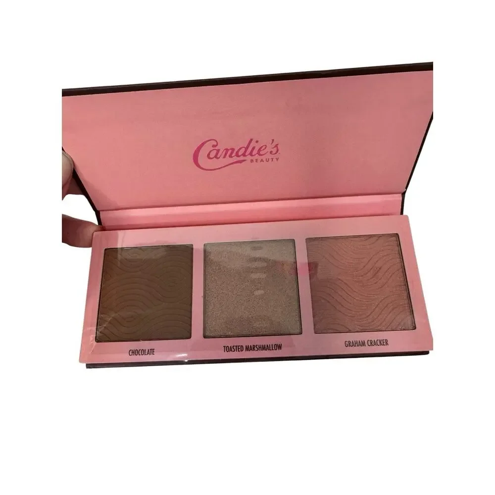 Candie's Beauty S'mores Contour Palette Trio Glow Pressed Powder 0.42 oz